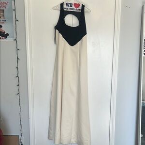 Niteline by Della Rougogali - Elegant Black and Cream Dress